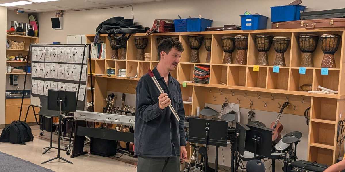 A Tune and a Look Inside the Tin Whistle with Callum Parke